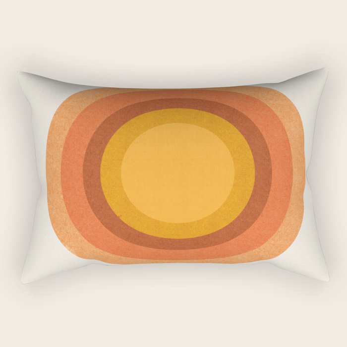 Retro Sun  Rectangular Pillow Gallery Image 2