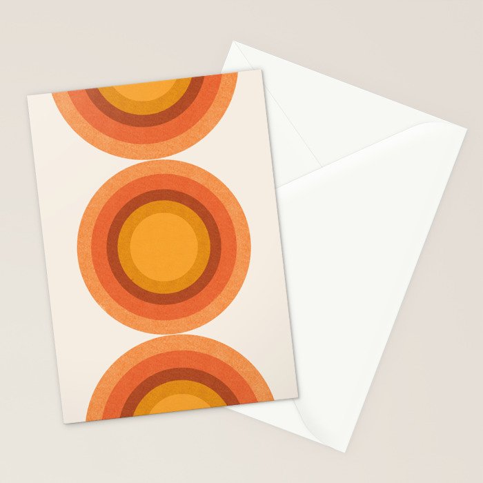 Retro Sun  Stationery Card Gallery Image 2