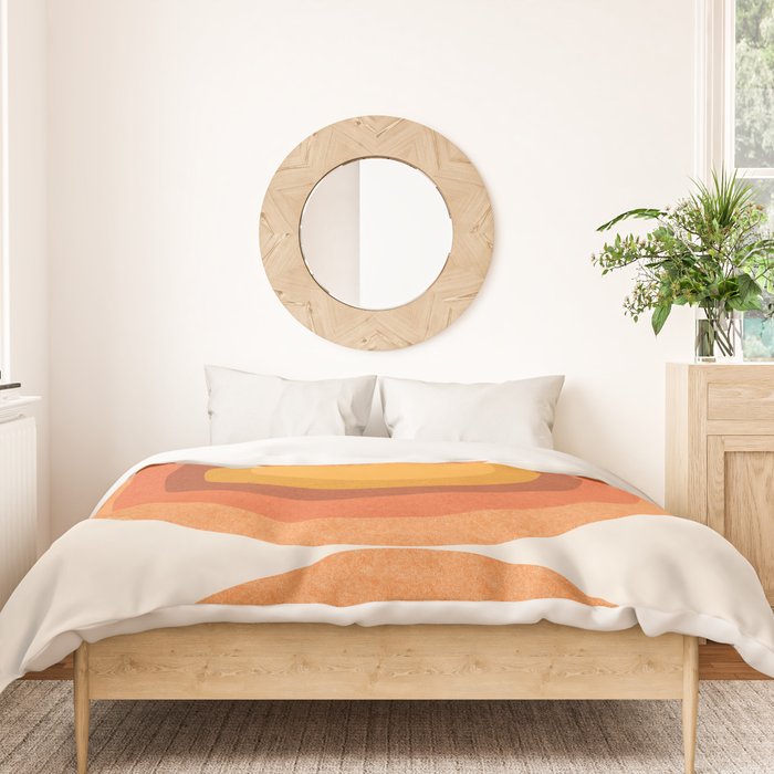Retro Sun  Duvet Cover Gallery Image 3