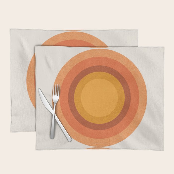 Retro Sun  Placemat Gallery Image 1