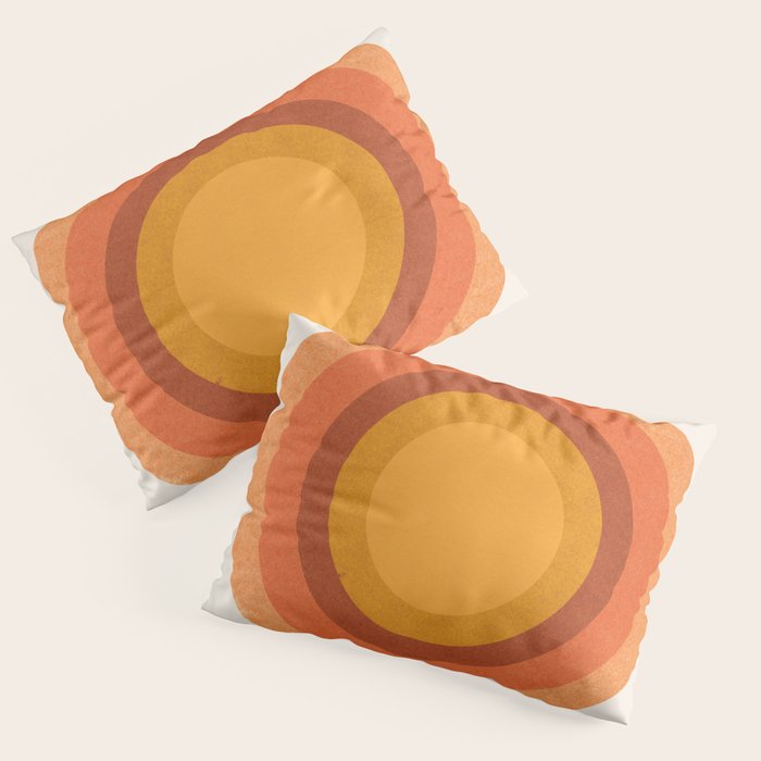 Retro Sun  Pillow Sham Gallery Image 1