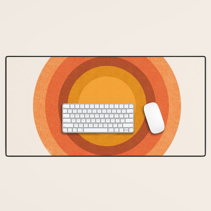 Retro Sun  Desk Mat Gallery Image 1