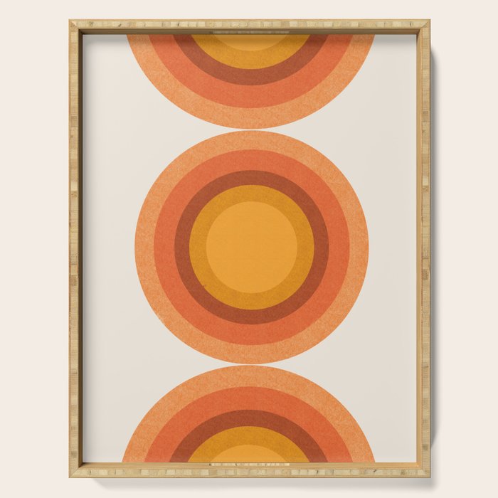 Retro Sun  Serving Tray Gallery Image 1