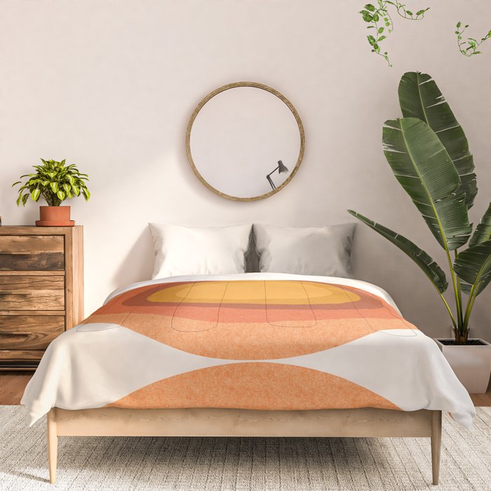 Retro Sun  Comforter Gallery Image 3