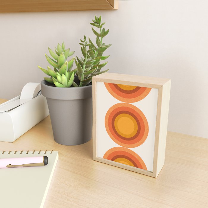 Retro Sun  Mini Art Print Gallery Image 2