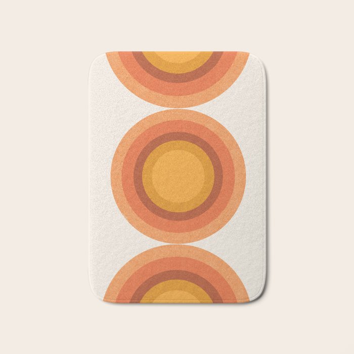 Retro Sun  Bath Mat Gallery Image 1