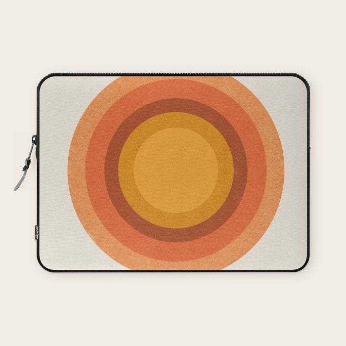 Retro Sun  Laptop Sleeve Gallery Image 1