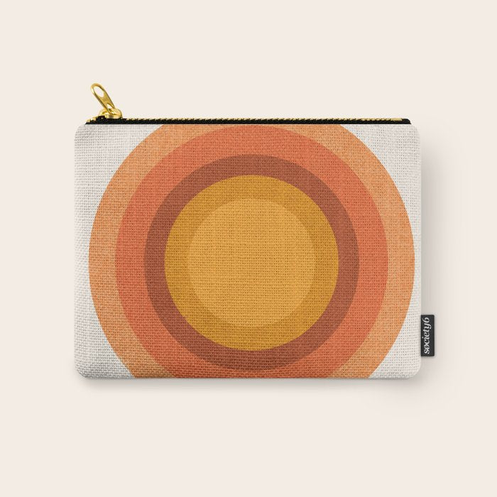 Retro Sun  Carry All Pouch Gallery Image 1
