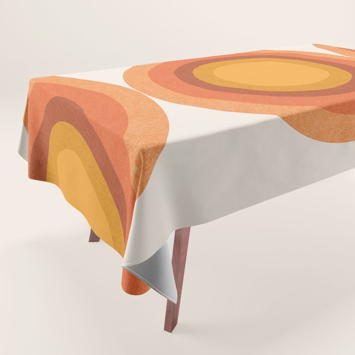 Retro Sun  Tablecloth Gallery Image 1