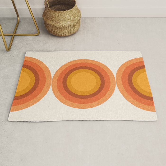 Retro Sun  Rug Gallery Image 1