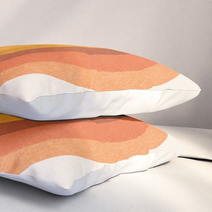 Retro Sun  Pillow Sham Gallery Image 3