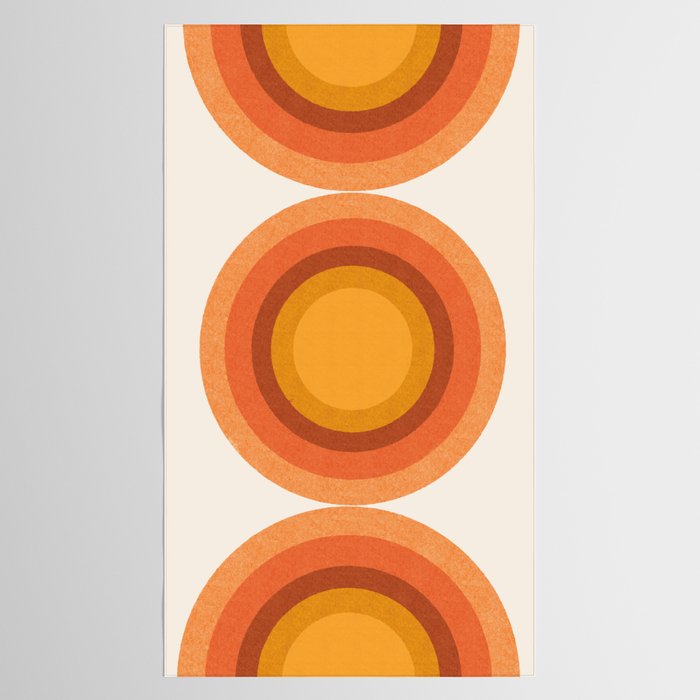 Retro Sun  Tablecloth Gallery Image 2