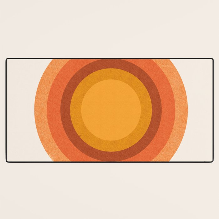 Retro Sun  Desk Mat Gallery Image 3