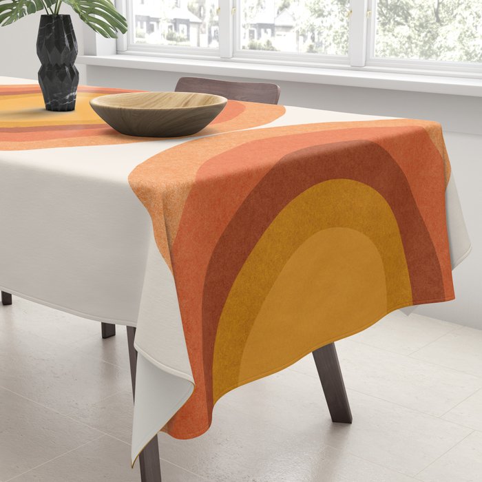 Retro Sun  Tablecloth Gallery Image 3