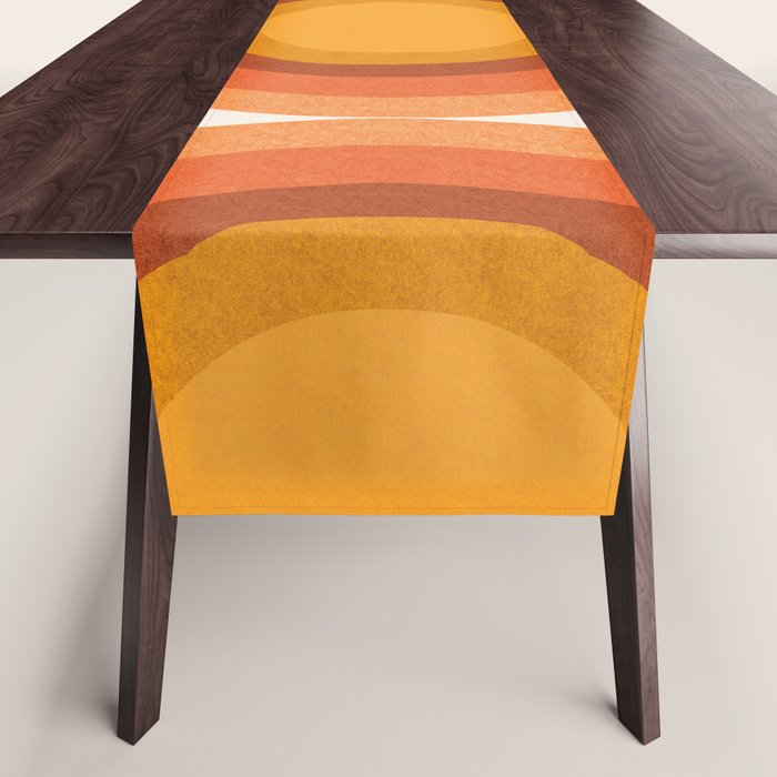 Retro Sun  Table Runner Gallery Image 1