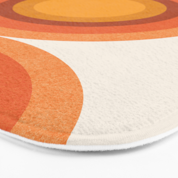 Retro Sun  Bath Mat Gallery Image 3