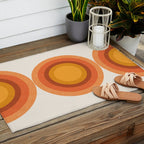 Retro Sun  Outdoor Rug Gallery Image 2