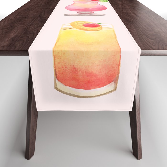 Summer Cocktails 12 Table Runner Gallery Image 1