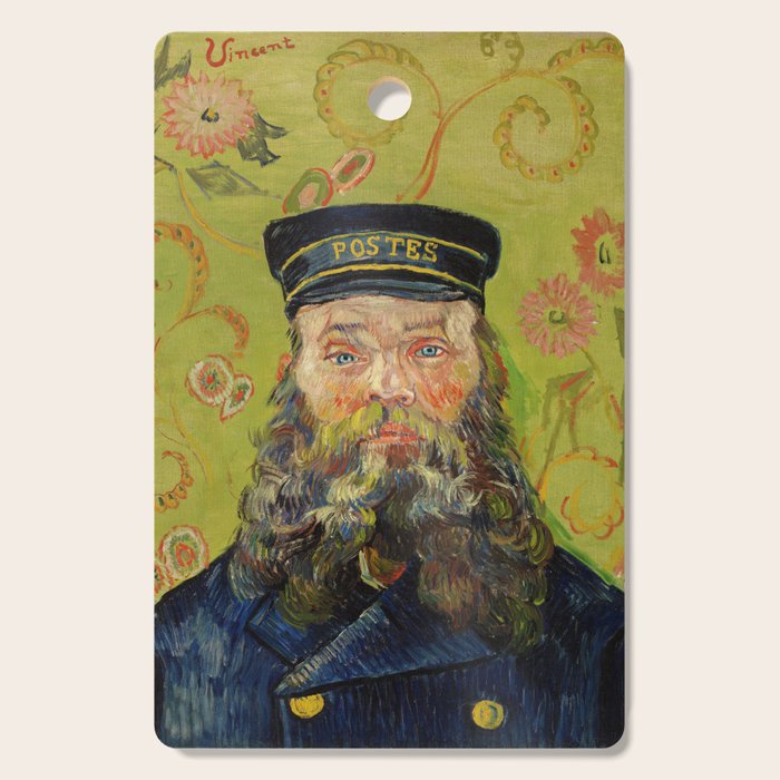 The Postman (Joseph Roulin) by Vincent Van Gogh Cutting Board Gallery Image 1