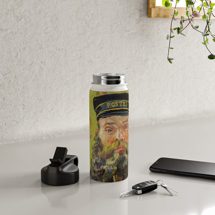 The Postman (Joseph Roulin) by Vincent Van Gogh Water Bottle Gallery Image 4