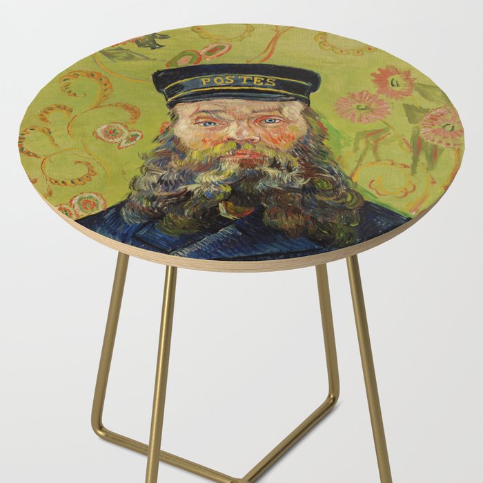The Postman (Joseph Roulin) by Vincent Van Gogh Side Table Gallery Image 2
