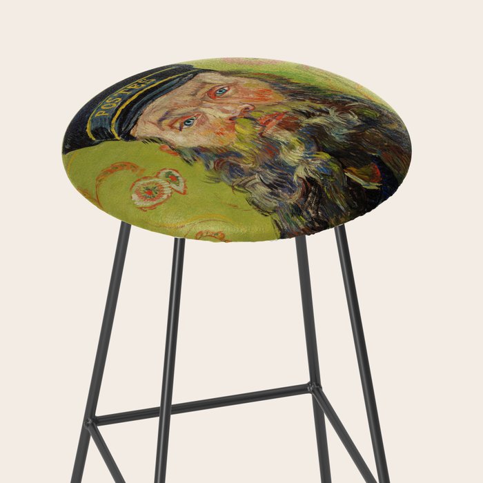 The Postman (Joseph Roulin) by Vincent Van Gogh Stool Gallery Image 2
