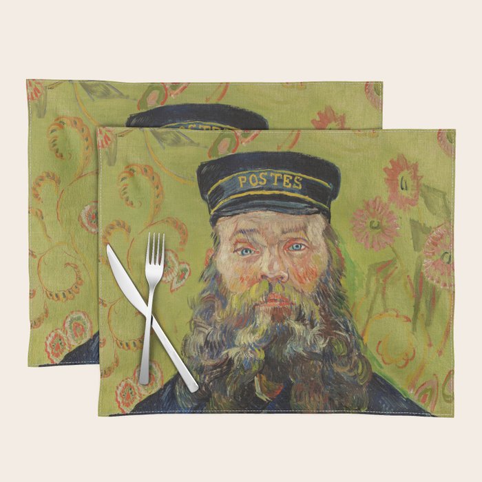 The Postman (Joseph Roulin) by Vincent Van Gogh Placemat Gallery Image 1