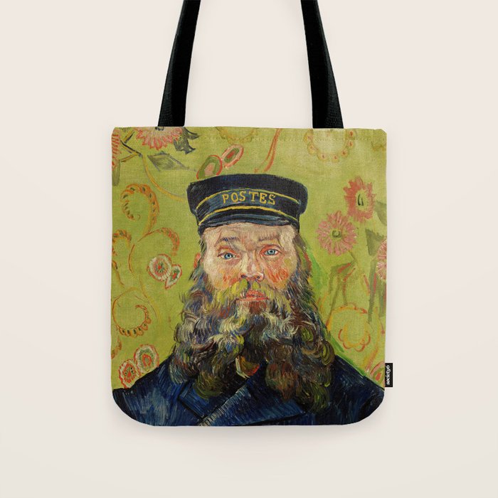 The Postman (Joseph Roulin) by Vincent Van Gogh Tote Bag Gallery Image 1