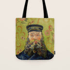The Postman (Joseph Roulin) by Vincent Van Gogh Tote Bag Gallery Image 1