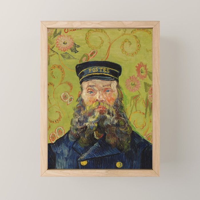 The Postman (Joseph Roulin) by Vincent Van Gogh Mini Art Print Gallery Image 1