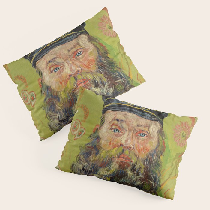 The Postman (Joseph Roulin) by Vincent Van Gogh Pillow Sham Gallery Image 3