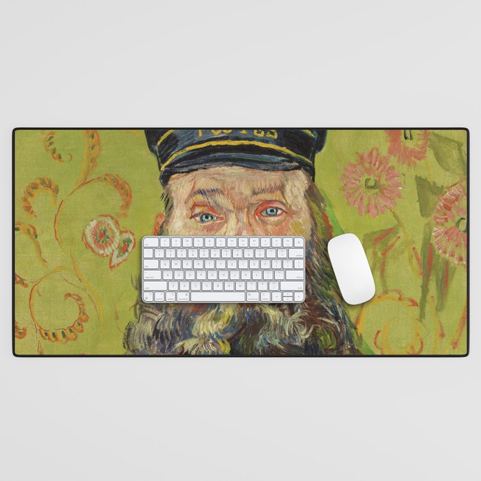The Postman (Joseph Roulin) by Vincent Van Gogh Desk Mat Gallery Image 1