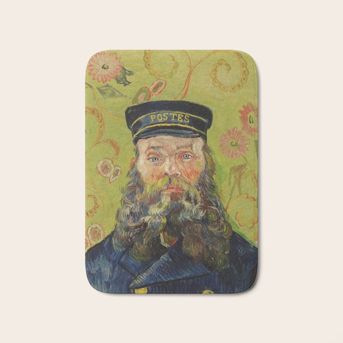 The Postman (Joseph Roulin) by Vincent Van Gogh Bath Mat Gallery Image 1