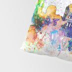 nashville skyline artistic Pillow Sham Gallery Image 4