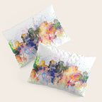 nashville skyline artistic Pillow Sham Gallery Image 3