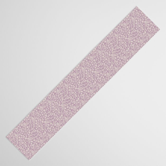 Lavender Boho Ditsy Toile Floral Table Runner Gallery Image 3