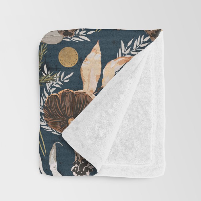 Nighttime autumn nature DB Throw Blanket Gallery Image 3
