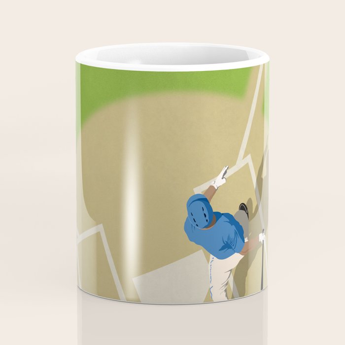 Baseball Player From Above  Coffee Mug Gallery Image 4