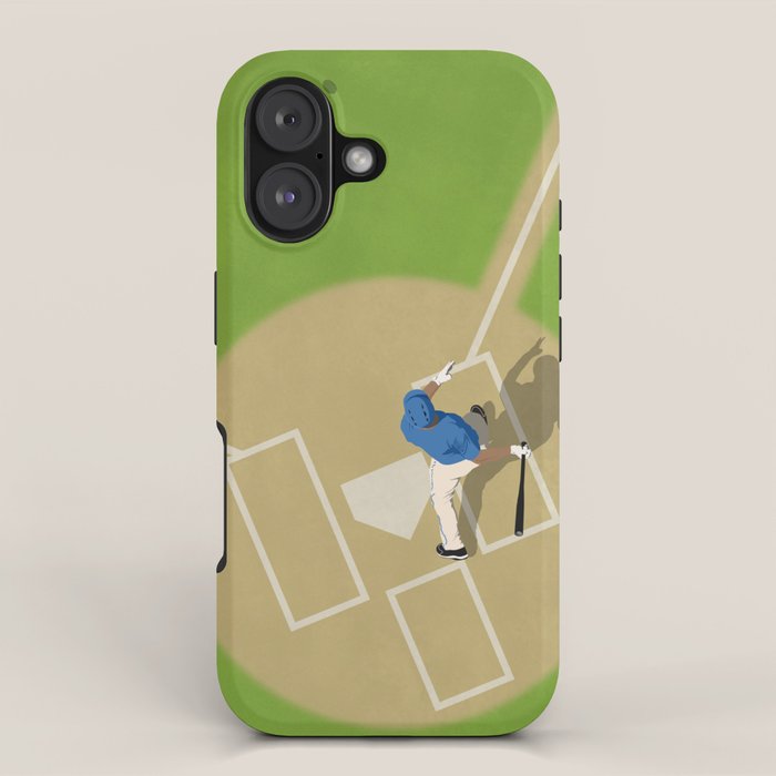 Baseball Player From Above  iPhone Case Gallery Image 1