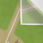 Baseball Player From Above  Wall Tapestry Gallery Image 3
