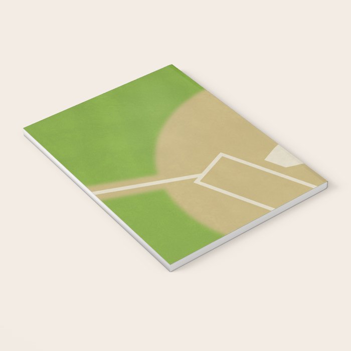 Baseball Player From Above  Notebook Gallery Image 3