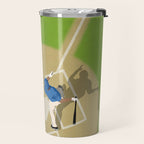 Baseball Player From Above  Travel Mug Gallery Image 2