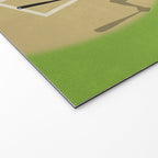 Baseball Player From Above  Welcome Mat Gallery Image 2
