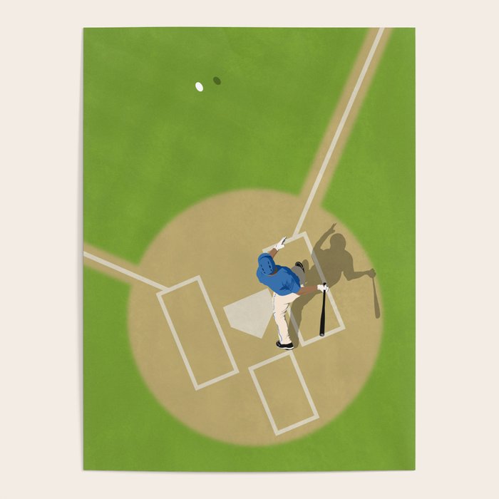 Baseball Player From Above  Poster Gallery Image 4