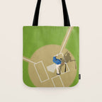 Baseball Player From Above  Tote Bag Gallery Image 1