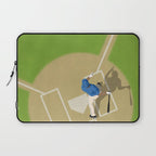 Baseball Player From Above  Laptop Sleeve Gallery Image 1