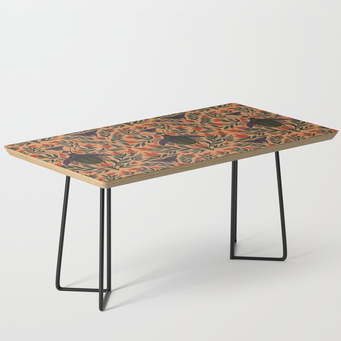 Beetle and Butterfly Botanical Design Coffee Table Gallery Image 1