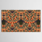 Beetle and Butterfly Botanical Design Tablecloth Gallery Image 2