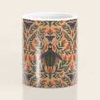 Beetle and Butterfly Botanical Design Coffee Mug Gallery Image 4