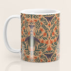 Beetle and Butterfly Botanical Design Coffee Mug Gallery Image 3